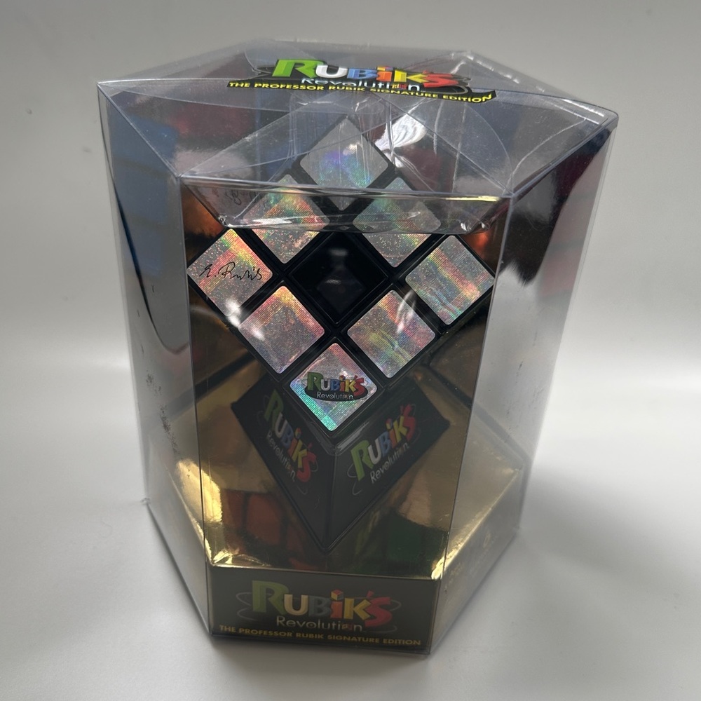 New Rubik's Cube Revolution The Professor Rubik Signature Edition Puzzle Game